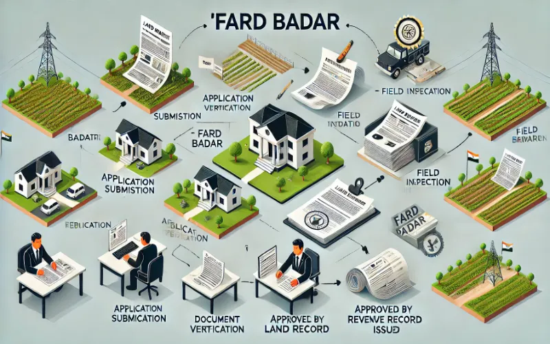 What is Fard Badar in Revenue? Land Record Correction