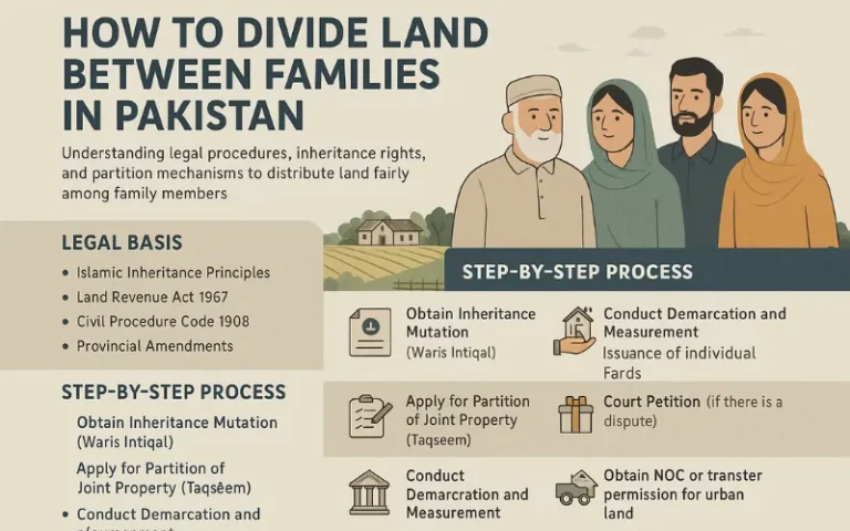 How to Divide Land Between Families in Pakistan