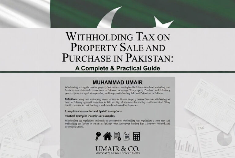 Infographic comparing property sale and purchase taxes for filers and non-filers in Pakistan.