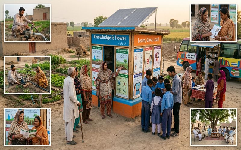 Infographic showing the impact of education and information on rural communities’ property and legal security.